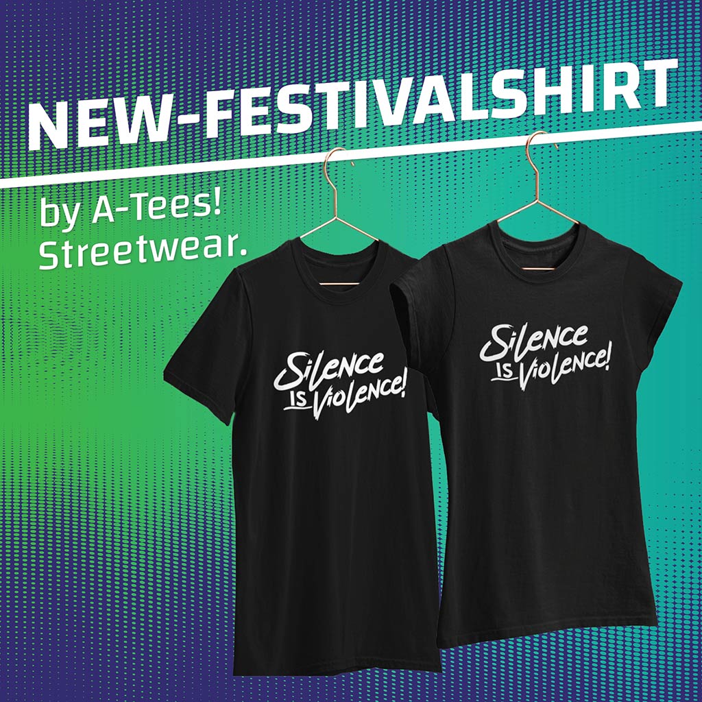 NEW-Festivalshirt by A-Tees! Streetwear.